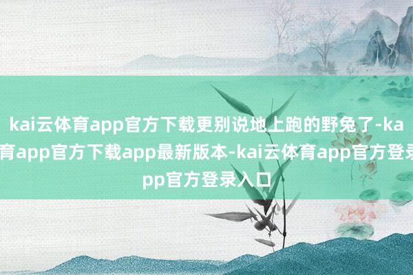kai云体育app官方下载更别说地上跑的野兔了-kai云体育app官方下载app最新版本-kai云体育app官方登录入口